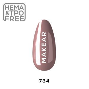 Trajni lak 734 GLAMOUR MakeAR, 8ml
