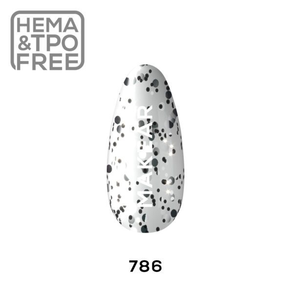 Trajni lak 786 GLAMOUR MakeAR, 8ml