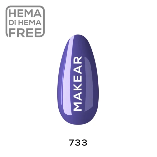 Trajni lak 733 GLAMOUR MakeAR, 8ml