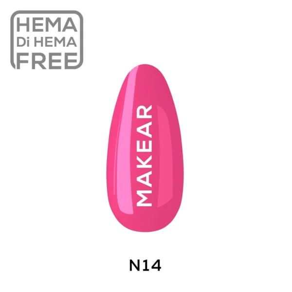 Trajni lak N14 NEON MakeAR, 8ml ****