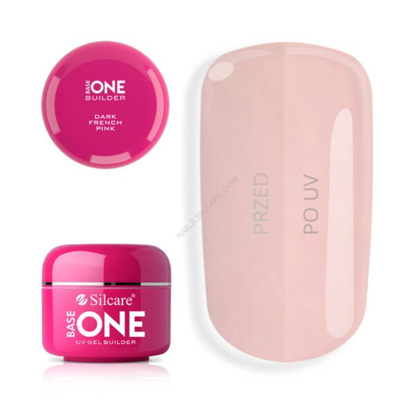 Base One Dark French Pink - jednofazni builder gel