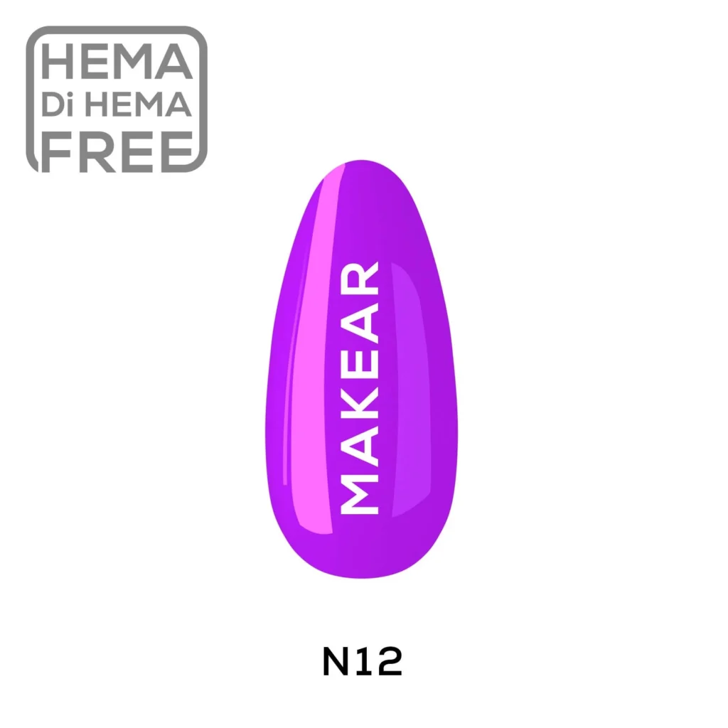 Trajni lak N12 NEON MakeAR, 8ml ****