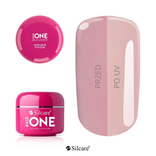 Base One Thick Cover gel 50g - jednofazni builder gel