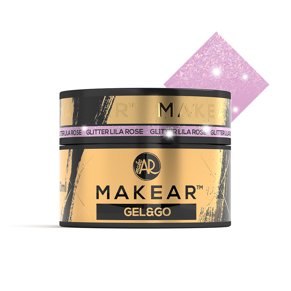 Gel & Go – Glitter Lila Rose, 50ml (GG24) – MakeAR