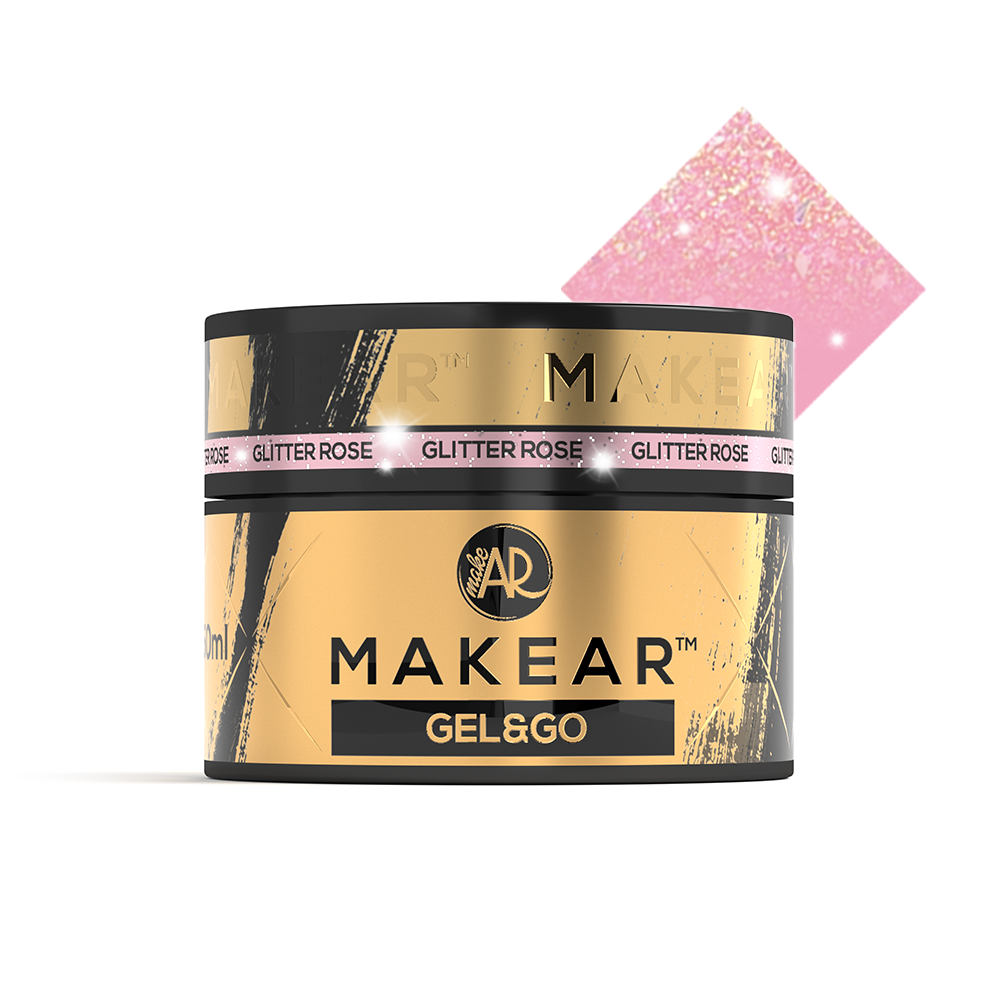 Gel & Go – Glitter Rose, 50ml (GG23) – MakeAR