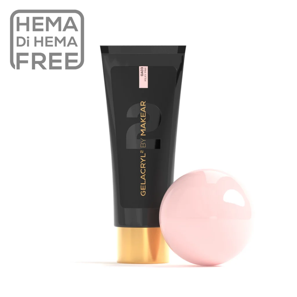 Gelacryl2 Milky Pink (GA03), 60g MakeAR - Polyacryl gel