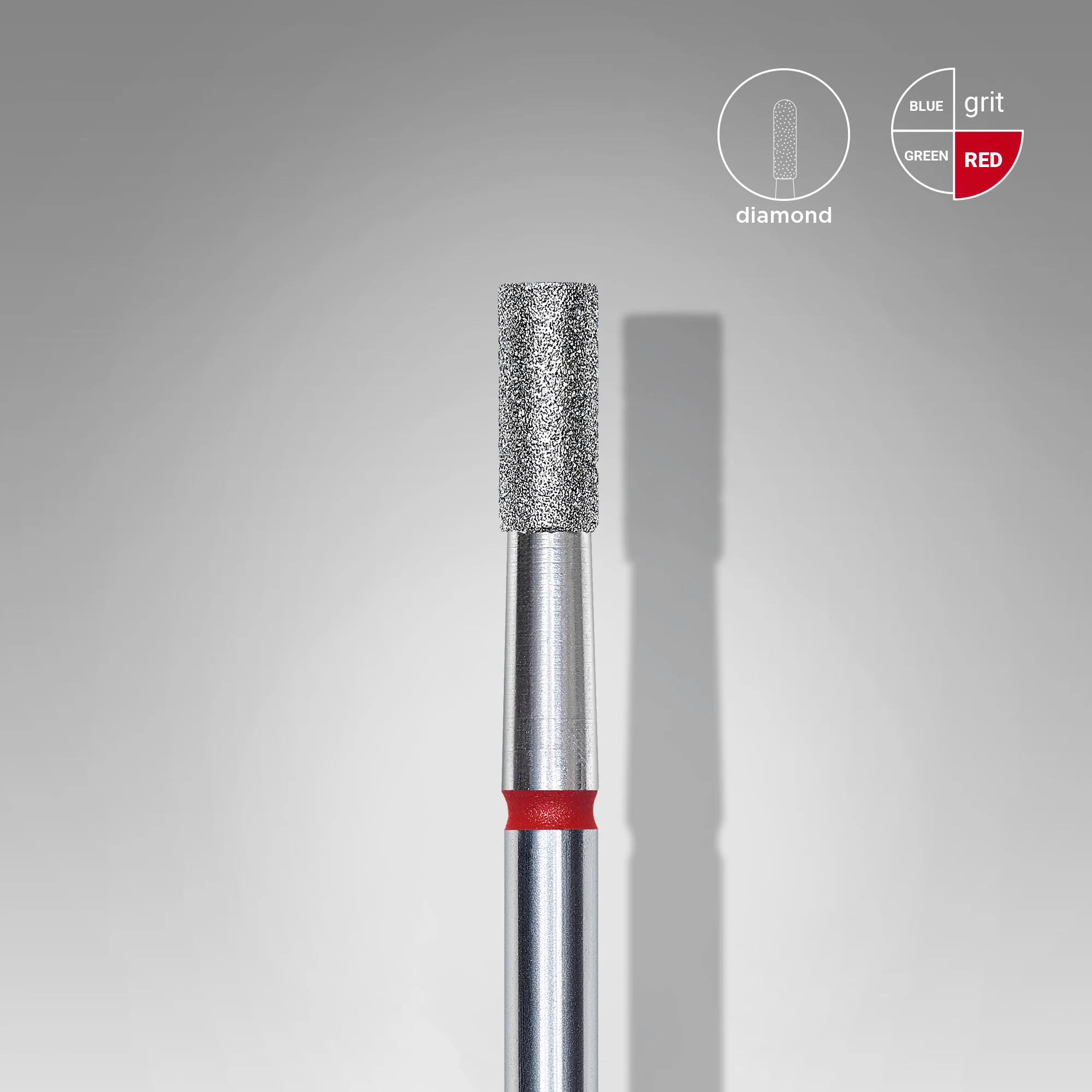 FA20R025/6 Dijamantni nastavak za brusilicu cilindar 2,5mm/6mm-crvena