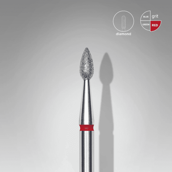 FA40R023/5 Dijamantni nastavak za brusilicu kapljica 2,3mm/5mm-crvena