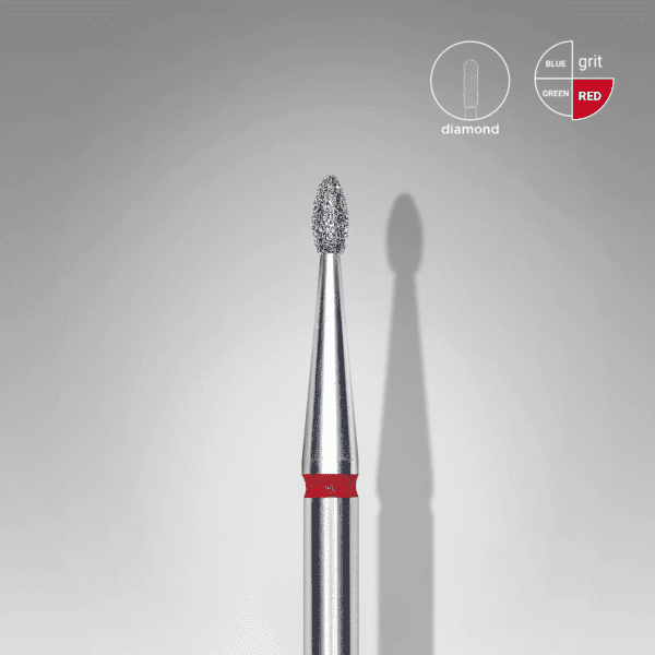 FA50R016/3.4 Dijamantni nastavak za brusilicu zaobljeni 1,6mm/3,4mm-crvena