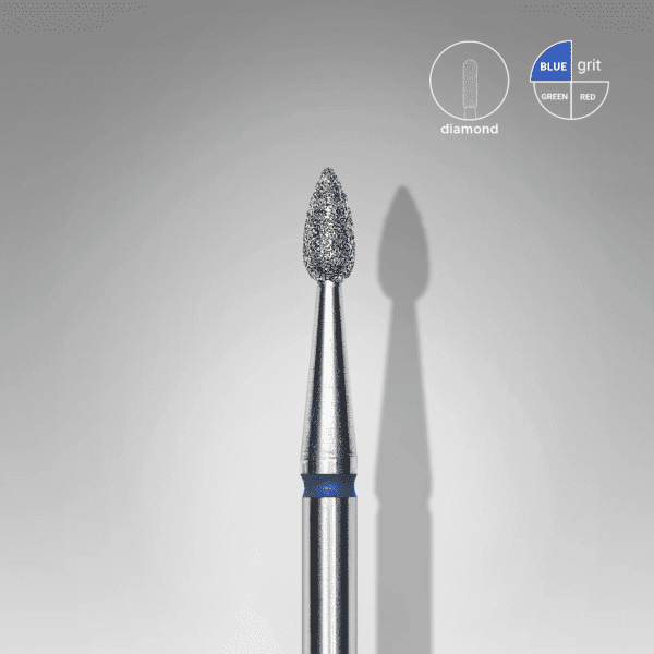 FA40B023/5 Dijamantni nastavak za brusilicu kapljica 2,3mm/5mm-plava