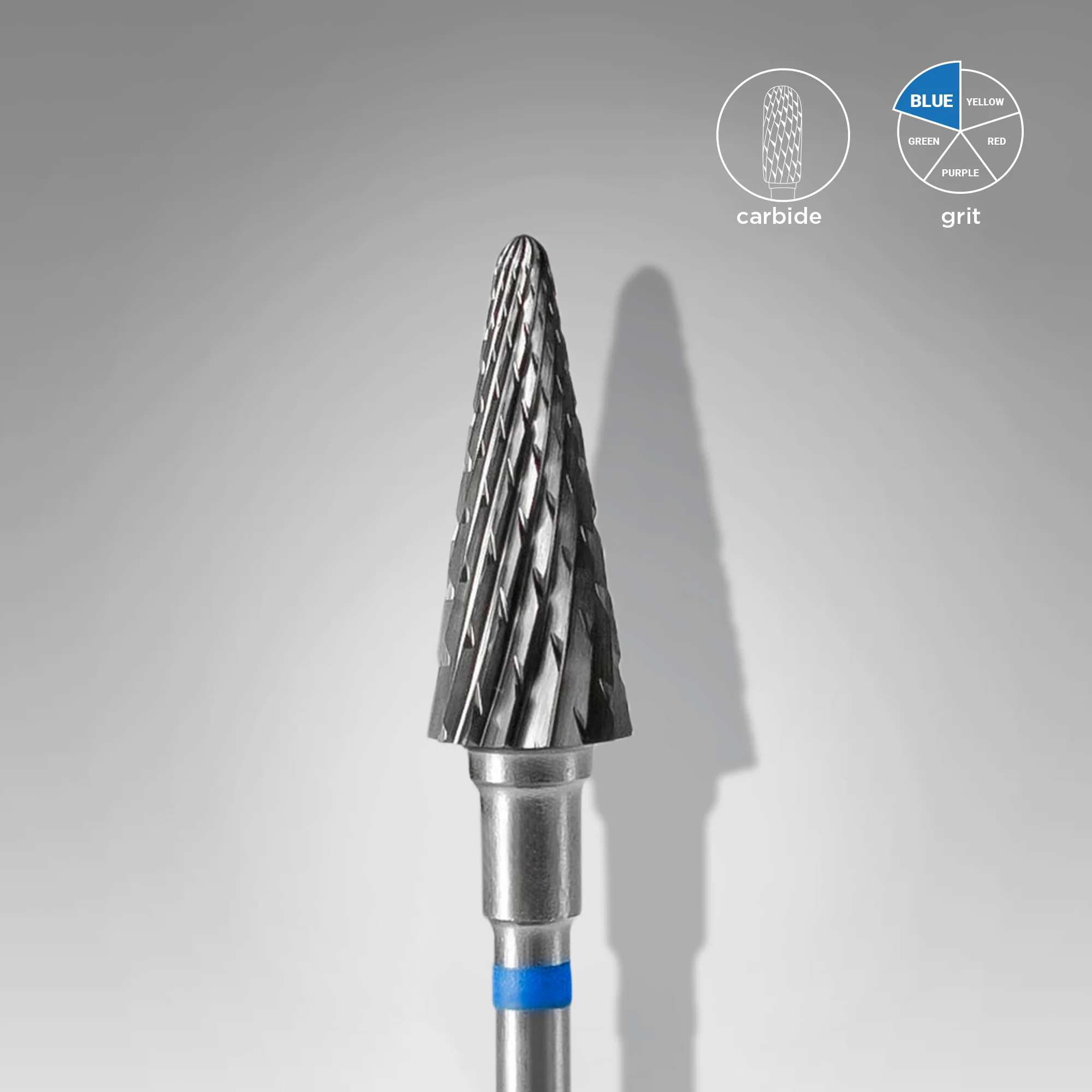 FT71B060/14 Karbidni nastavak za brusilicu konus 6mm/14mm-plavi