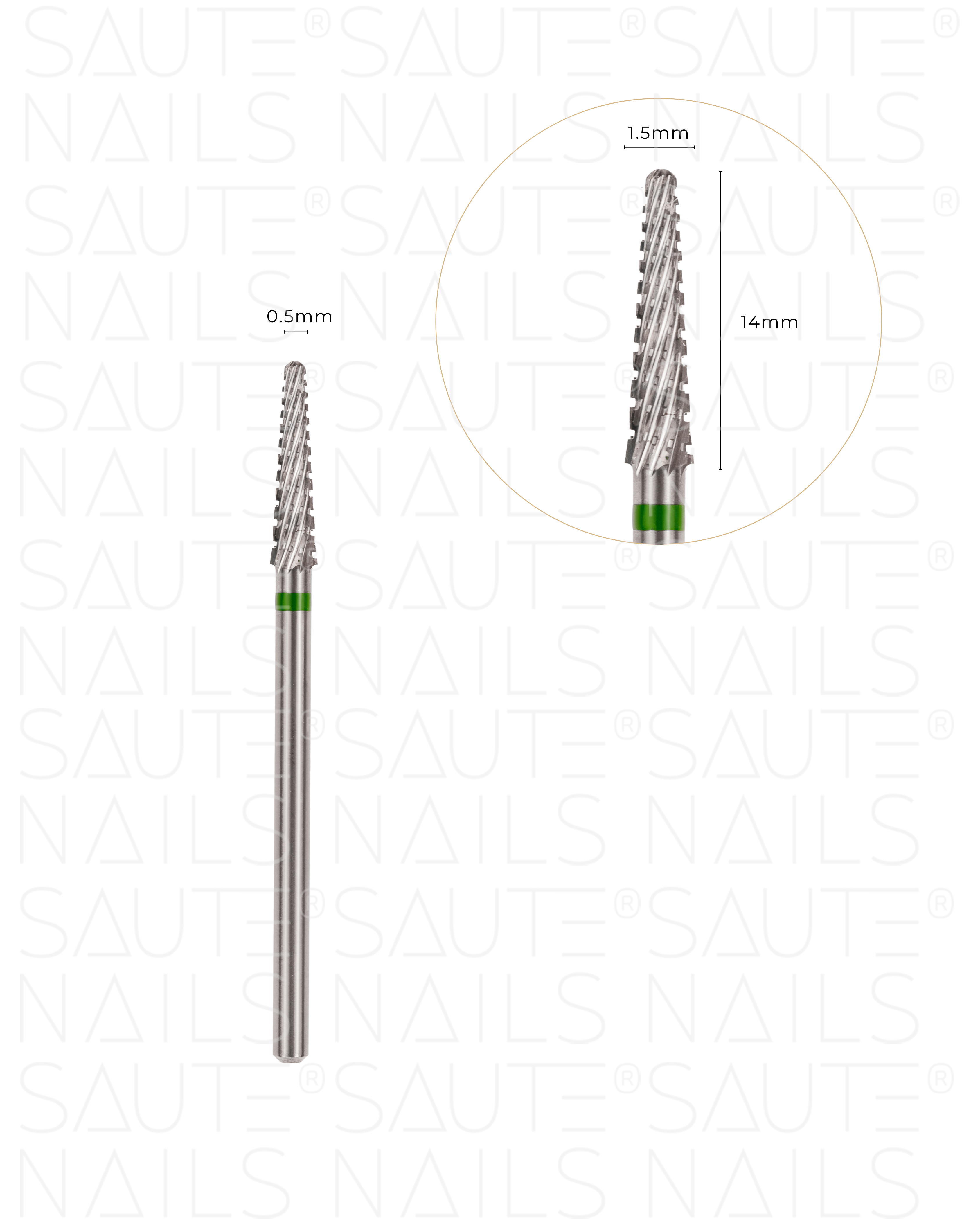 Karbidni brusni nastavak SN01, Saute Nails