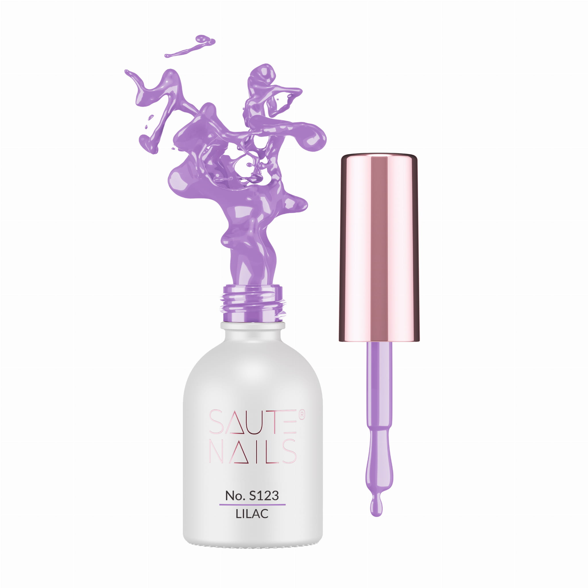 Trajni lak S123 Lilac, 8ml SAUTE NAILS
