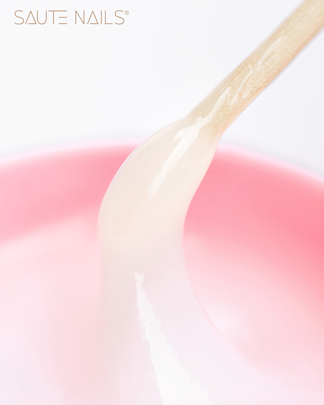 Gradivni gel Milky White, 50g One Touch - Saute Nails