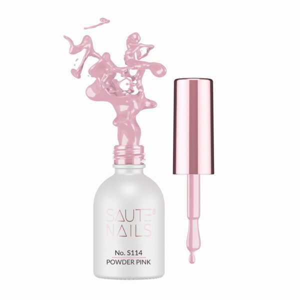 Trajni lak S114 Powder Pink, 8ml SAUTE NAILS