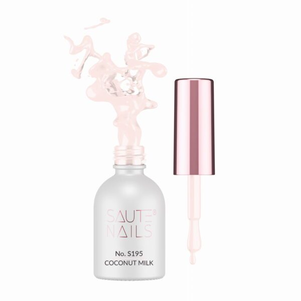 Trajni lak S195 Coconut Milk, 8ml SAUTE NAILS