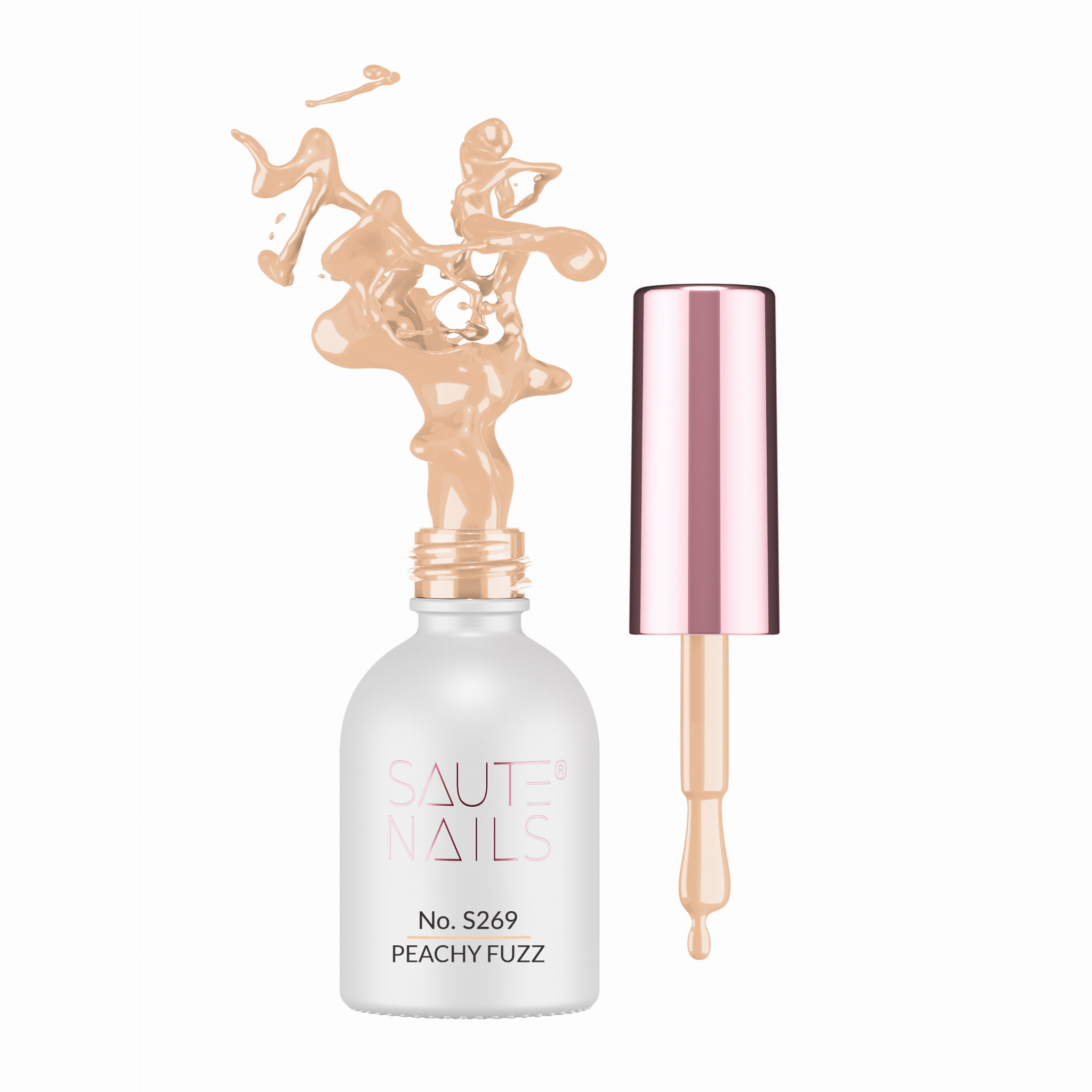 Trajni lak S269 Peachy Fuzz, 8ml SAUTE NAILS
