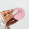 Gradivni gel Glitter Milky White, 50g One Touch - Saute Nails