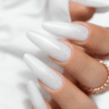 Gradivni gel Glitter Milky White, 50g One Touch - Saute Nails