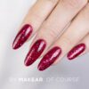 Trajni lak S61 Cherry Star Glitter, 8ml Makear