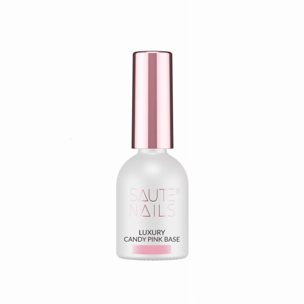 Baza za trajni lak Candy Pink Luxury, 8ml - Saute Nails