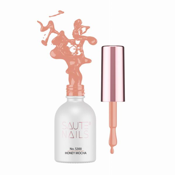 Trajni lak S300 Honey Mocha, 8ml SAUTE NAILS