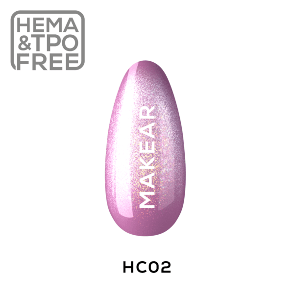 Trajni lak HC02 HOLO Cat Eye MAKEAR, 8ml