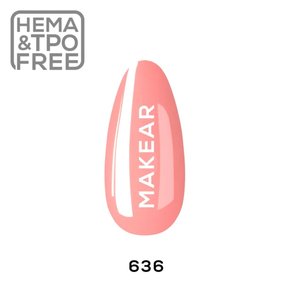 Trajni lak 636 Babe (pastel) MakeAR, 8ml