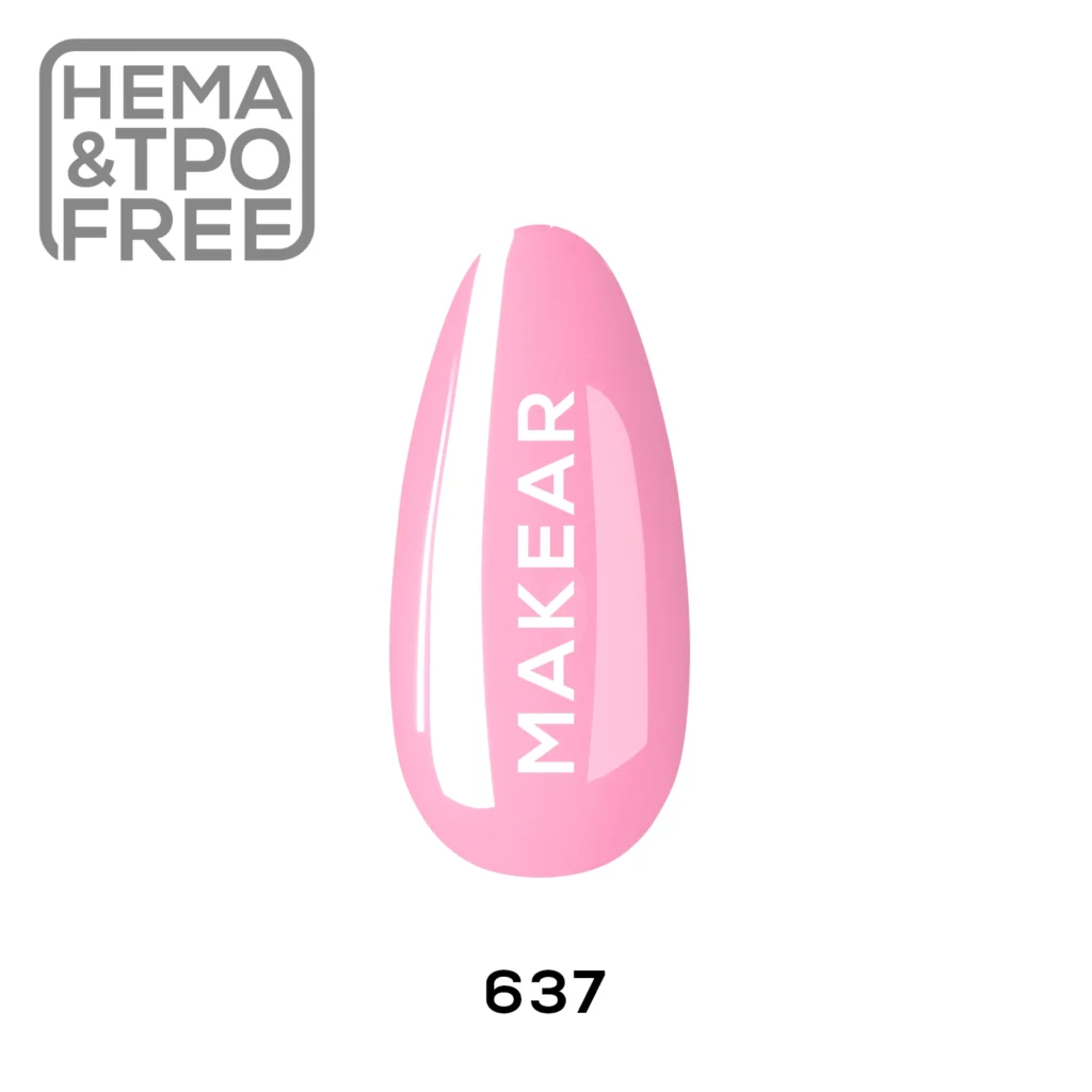 Trajni lak 637 Babe (pastel) MakeAR, 8ml