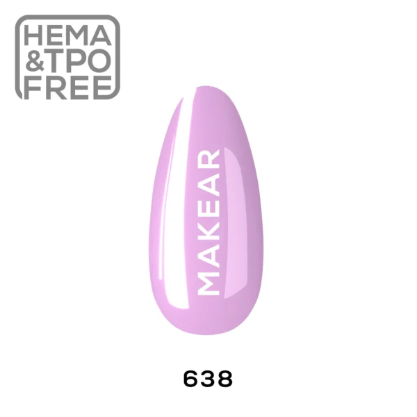 Trajni lak 638 Babe (pastel) MakeAR, 8ml