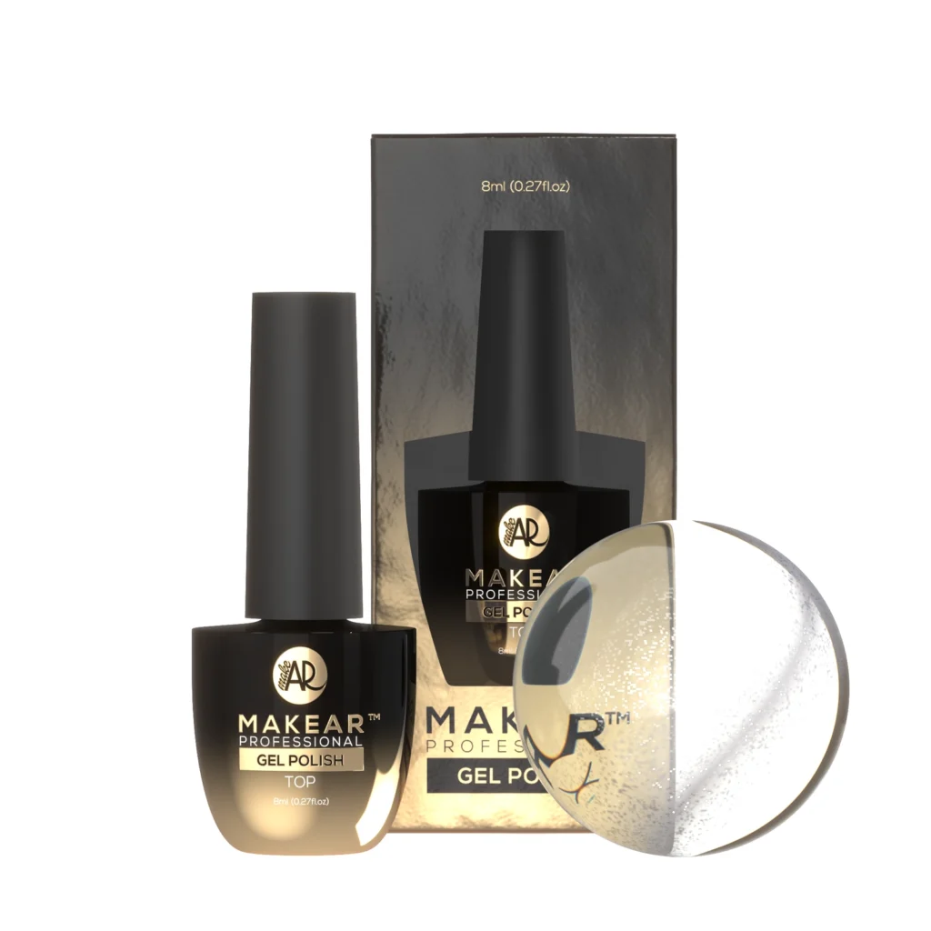 Top No Wipe Cat Eye Silver MAKEAR, 8ml