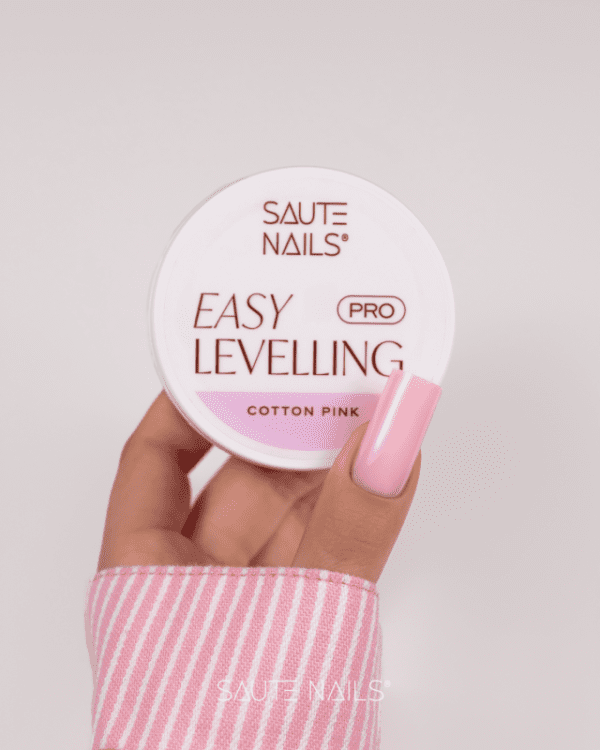 Easy Levelling PRO Cotton Pink, 50g (gradivni gel) SAUTE NAILS