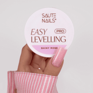 Easy Levelling PRO Shiny Rose, 50g (gradivni gel) SAUTE NAILS