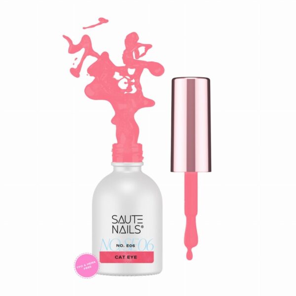 Trajni lak E06 Cat Eye, 8ml SAUTE NAILS
