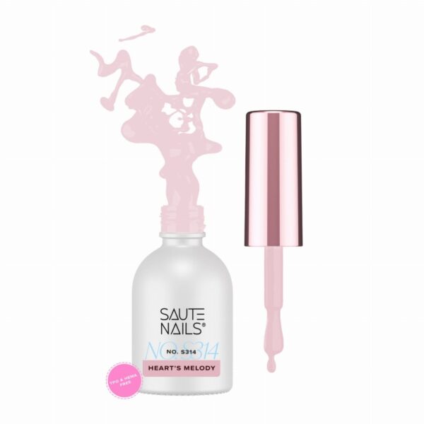 Trajni lak S314 Heart's Melody, 8ml SAUTE NAILS