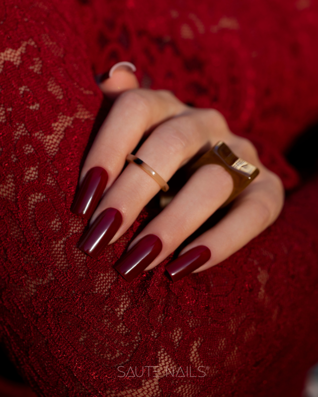 Trajni lak S327 Deep Cherry, 8ml SAUTE NAILS