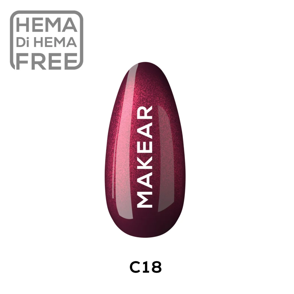 Trajni lak C18 Cat Eye MAKEAR, 8ml