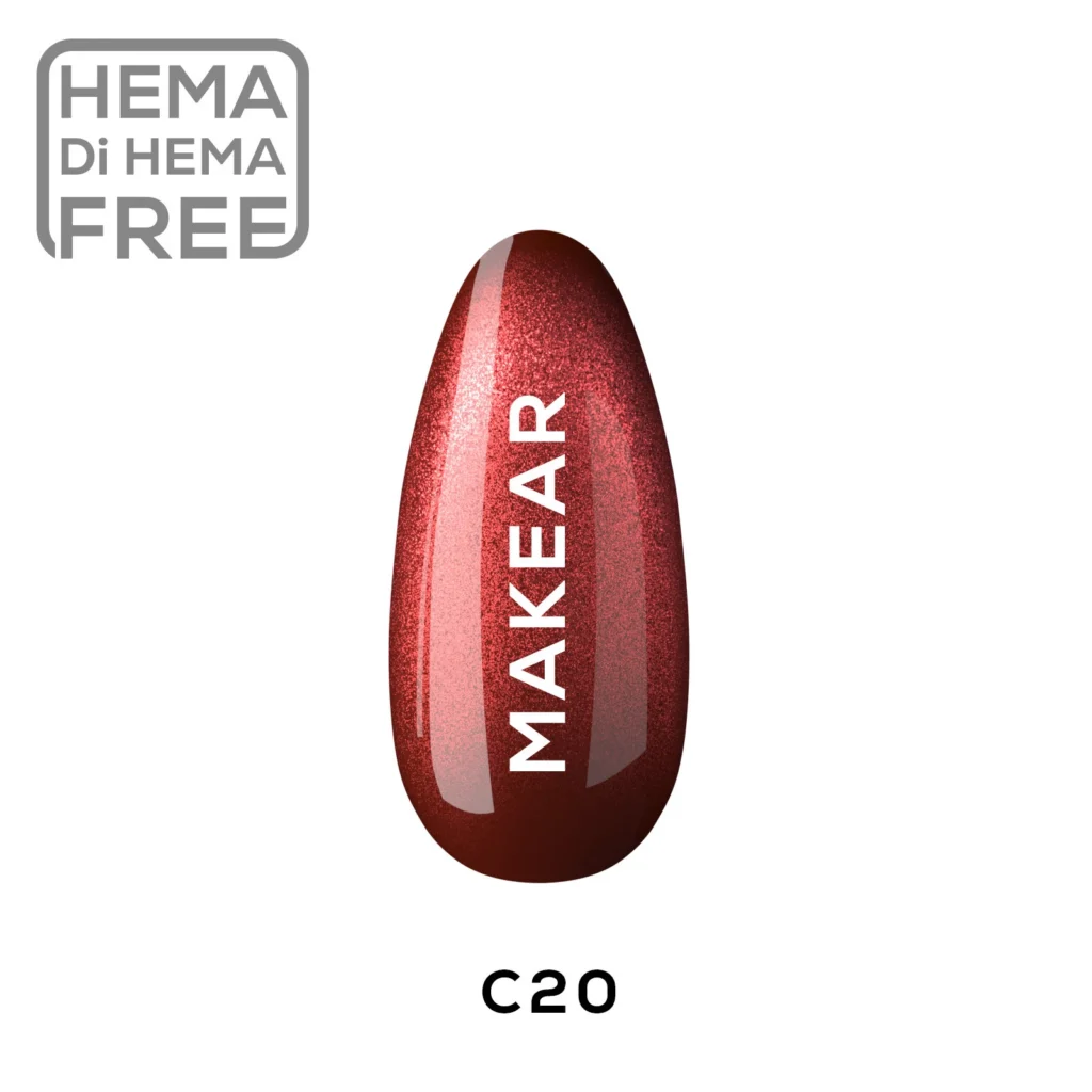 Trajni lak C20 Cat Eye MAKEAR, 8ml