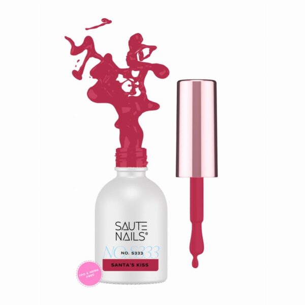 Trajni lak S333 Santa's Kiss, 8ml SAUTE NAILS