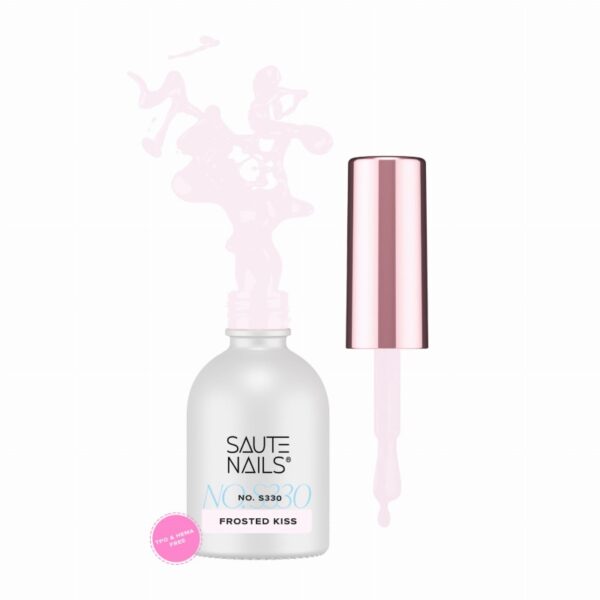 Trajni lak S330 Frosted Kiss, 8ml SAUTE NAILS