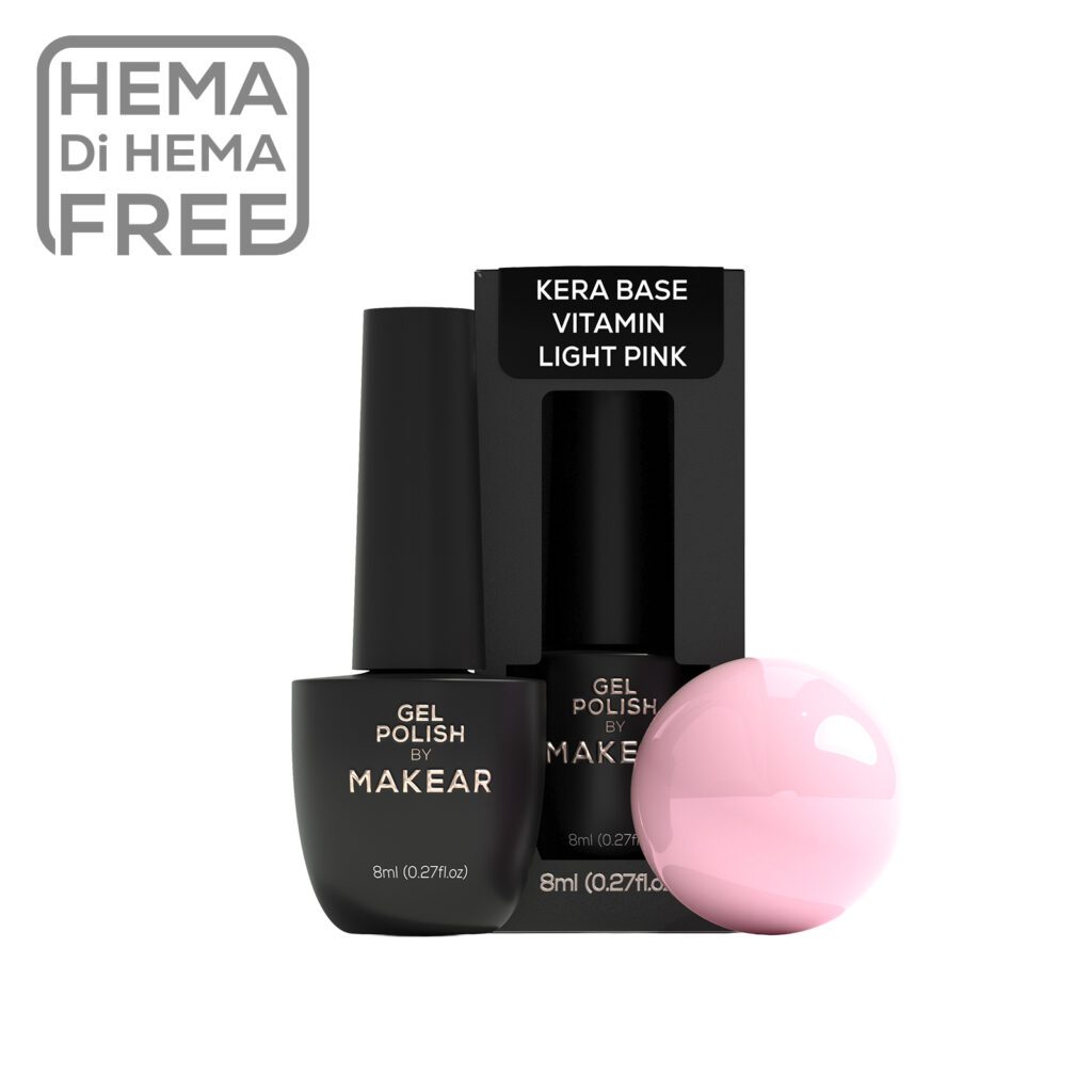 Kera baza Light Pink VITAMIN – KVB01, 8ml MAKEAR