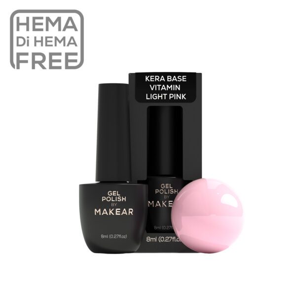 Kera baza Light Pink VITAMIN – KVB01, 8ml MAKEAR