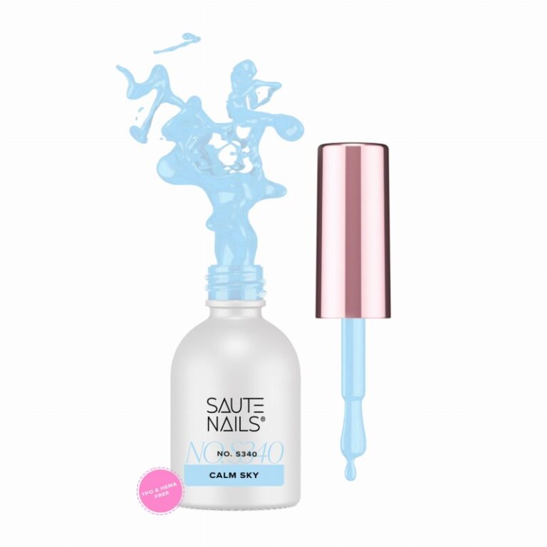 Trajni lak S340 Calm Sky SAUTE NAILS, 8ml