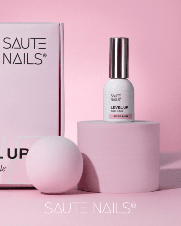 BiB Level Up Beige Aura (gradivni gel u bočici) - SAUTE NAILS, 8ml