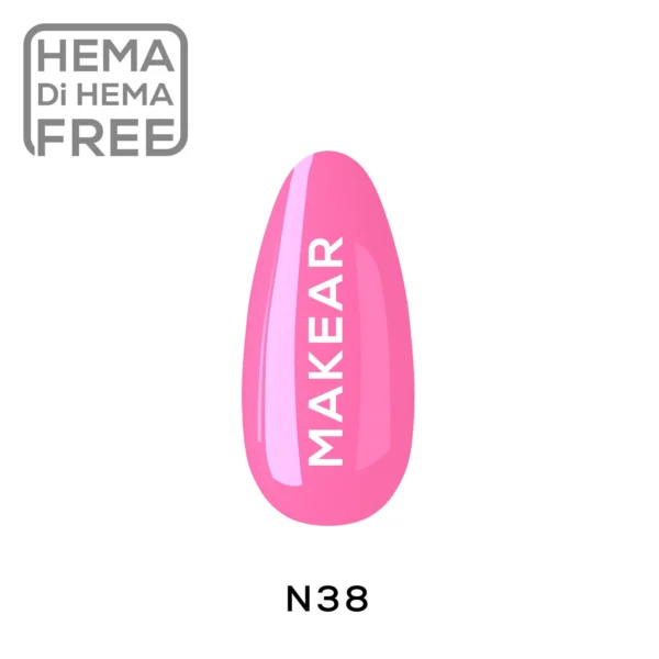 Trajni lak N38 Neon - MAKEAR, 8ml